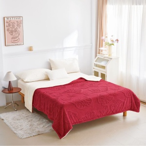 Patura Cocolino cu Blanita 200x230 cm - Velvet Butterflies V4