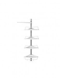 Raft de colt pentru baie, Songmics, 95-300 cm, BCB02SW - Img 1