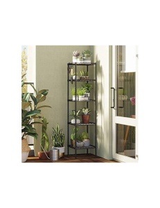 Raft pentru Baie Model Gracie, Negru, 30x30x123 cm - Img 2