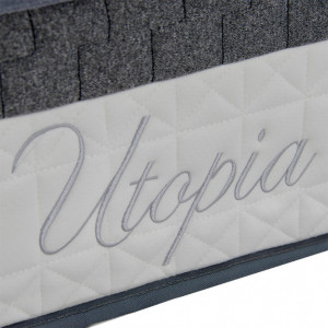 Saltea cu arcuri buzunar Utopia cu strat superior de aloe vera 30-32cm 160x200cm - Img 5
