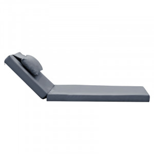 Saltea sezlong Sunset gri 65x185x10cm - Img 3