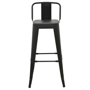 Scaun de bar de grădină Utopia Negru 42x42x97 cm - Img 4