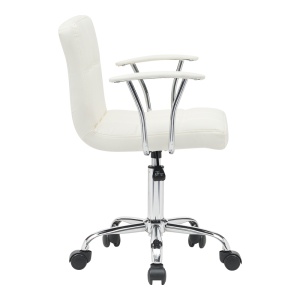 Scaun de birou Buleco, alb, 56x46x86 cm - Img 3