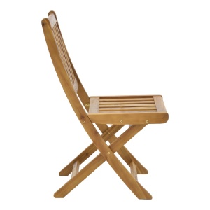 Scaun de exterior, Model Elijie, culoare natural, lemn masiv de salcam, 45x62x90 cm - Img 11