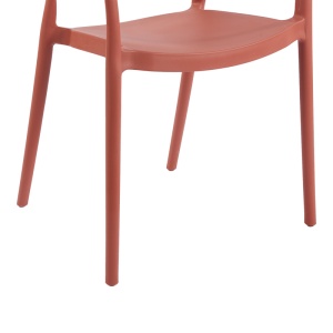 Scaun de Gradina Ankara, caramiziu, 54x55.5x77 cm - Img 8
