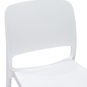 Scaun de Gradina Fenxy, alb, 38x42x77 cm - Img 5