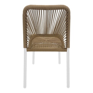 Scaun de Gradina Model Norture, Natural/Alb, 45x63x82 cm - Img 5