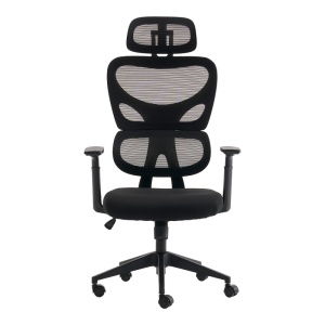Scaun directorial Cadrey, negru, 67x64x120-128 cm - Img 5
