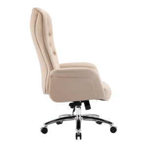 Scaun directorial Kaline, bej, 69x79x115-123 cm - Img 2
