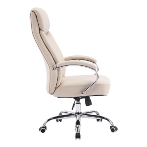 Scaun directorial Venza, bej, 70x65x117-124 cm - Img 3