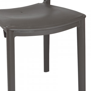 Scaun exterior Ignite plastic culoare antracit - Img 3