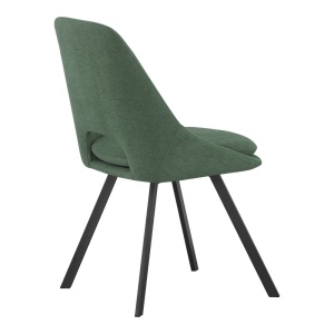 Scaun Initiate, verde/negru, 48x57x85 cm - Img 3