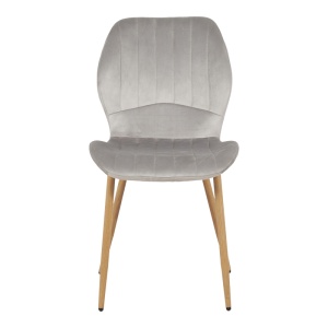 Scaun Jelour, gri/natural, 46.5x60x84 cm - Img 4