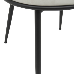 Scaun Model Alkia, Crem/Negru, 60x57x68 cm - Img 8