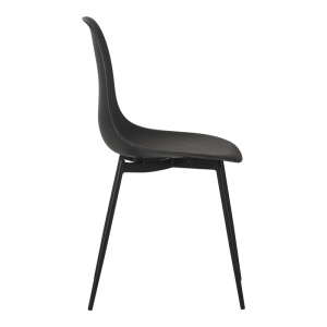Scaun Model Ballen, Negru, 41.5x53x84.5 cm - Img 3