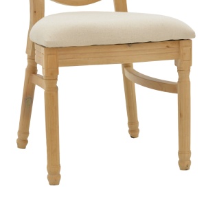 Scaun Model Canco, Natur, 50x55x98 cm - Img 8