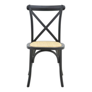 Scaun Model Dylon, Natur/Negru, 48x52x89 cm - Img 4