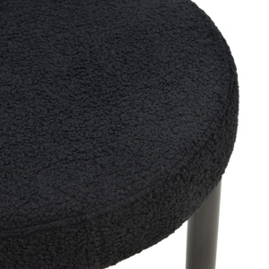 Scaun Model Fenza, Negru, 60x54x75 cm - Img 7