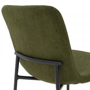 Scaun Model Gratify, Kaki/Negru, 44x58x81 cm - Img 7
