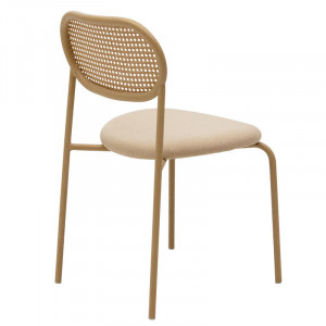Scaun Model James, Bej/Natur, 46.5x50x79.5 cm - Img 2
