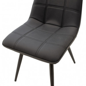 Scaun Model Nely, Negru, 47x61x85 cm - Img 8