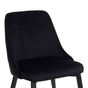 Scaun Model Zedna, Negru, 51x58x84 cm - Img 5