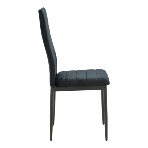 Scaun Parker, negru, 39.5x48x95 cm - Img 3