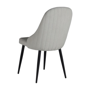 Scaun Remis, crem/negru, 49x61x91 cm - Img 2
