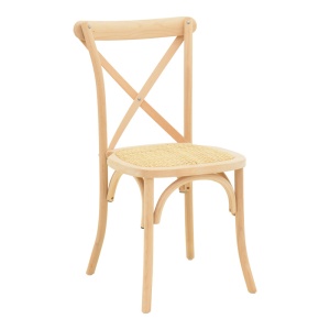 Scaun stivuibil Dylon, natural, 48x52x89 cm