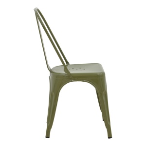 Scaun Utopia, verde măsliniu, 44x44x85 cm - Img 4