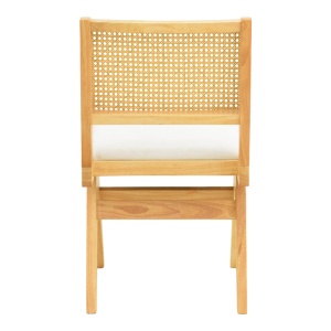 Scaun Winslow, natural/alb, 46x58x80 cm - Img 6