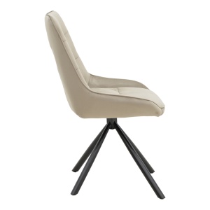 Scaun Wori, bej/negru, 48x56x82 cm - Img 3