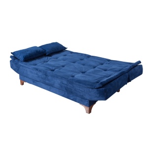 Set canapea extensibilă Kelebek Albastru inchis 190x90x85 cm - Img 10