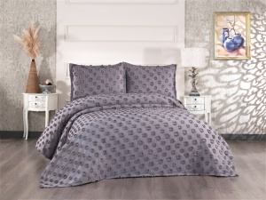 Set Cuvertura Pat Dublu Model Hayal Anthracite