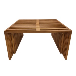 Set de 2 măsuțe laterale Tinnie I, natural, 86x80x46 cm - Img 6