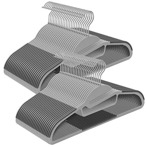 Set de 50 umerase Songmics, Gri-Argintiu, 41.5x22.5x0.5 cm - Img 2