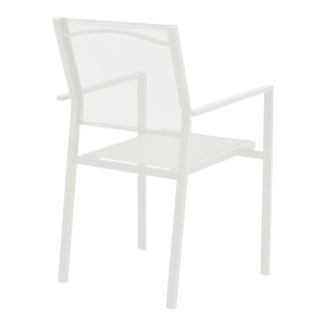 Set Masa si Scaune de Gradina, 3 Piese, Model Valor-Confidence, Alb, D60x70 cm - Img 6