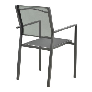 Set Masa si Scaune de Gradina, 3 Piese, Model Vergo-Confidence, Negru, D60x70 cm - Img 6