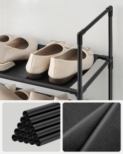 Suport pantofi Model Laney, Negru, 33x33x173 cm - Img 6
