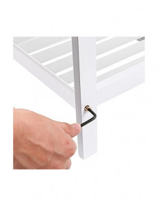 Suport pentru pantofi, Songmics, Alb, LBS02WT, 70 x 26 x 33 cm - Img 5