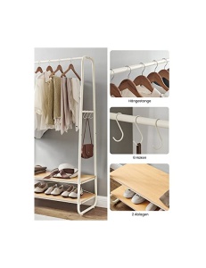 Suport umerase, Vasagle, Maro Rustic, RGR112B01, 100 x 45 x 160 cm - Img 19