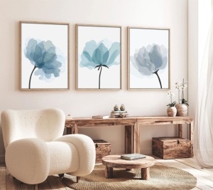 Tablou, 3 bucati Huhu206 Multicolor 50x70 cm - Img 4
