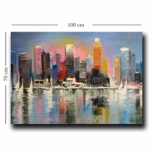 Tablou 70100NISC Multicolor 70x100 cm - Img 3