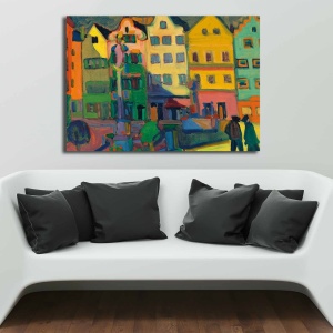 Tablou Cromea Atlas Multicolor 70x100 cm - Img 1