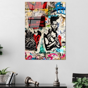 Tablou din sticlă temperată UV Multicolor 45x65 cm - Img 1