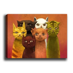 Tablou Kanvas Multicolor 50x70x3 cm - Img 2