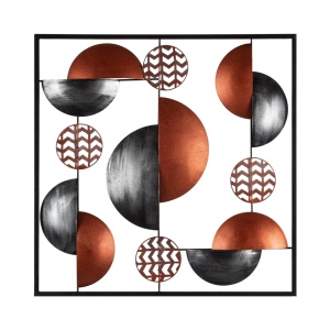 Tablou metalic Aurora Multicolor 55x55 cm - Img 5