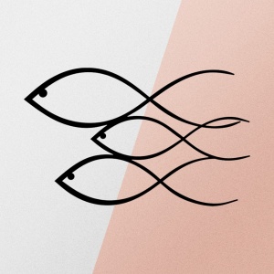 Tablou metalic Fish Negru 50x30 cm - Img 5
