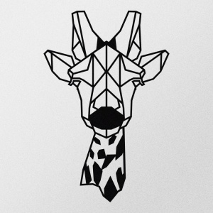 Tablou metalic Giraffe Negru 33x50 cm - Img 5