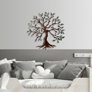 Tablou metalic Tree Multicolor 60x60x1.5mm - Img 3